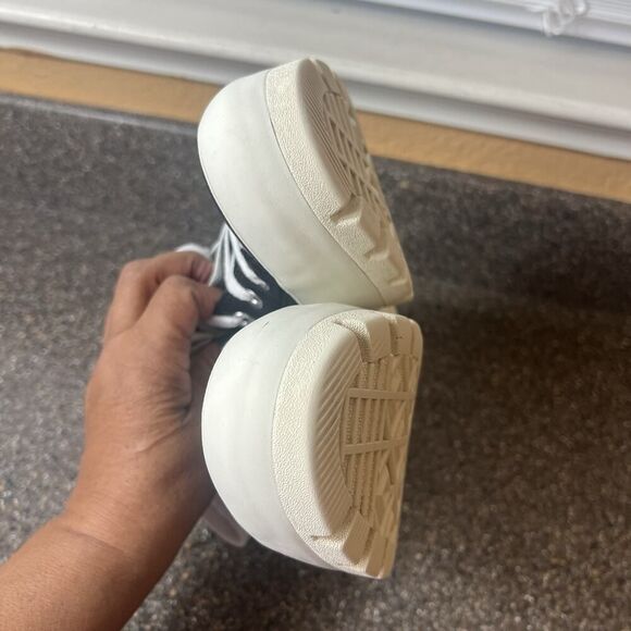 Converse All Star Lugged Counter Climate Chunky Sneaker Women Sz 8 Black Leather - Picture 7 of 11